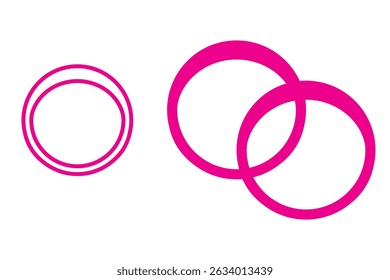 Diamond ring icon Outline vector sign