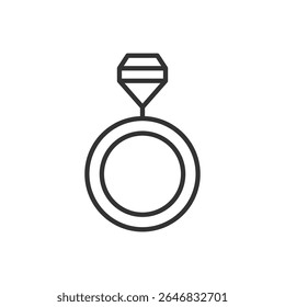 Diamond Ring Icon Sign Symbol