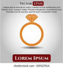 Diamond Ring icon or symbol