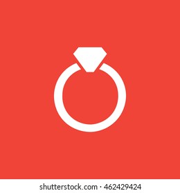 Diamond Ring icon in trendy flat style background, image jpg, vector eps, flat web, material icon, UI illustration