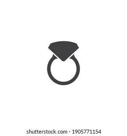 Diamond Ring icon vector design template illustration