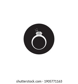 Diamond Ring Icon Vector Design 260nw 1905771163 