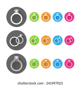Diamond Ring Icons