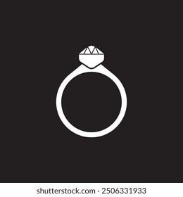 diamond ring logo illustration element design