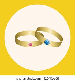 diamond ring theme elements
