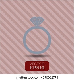 Diamond Ring vector symbol