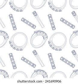 Diamond rings seamless