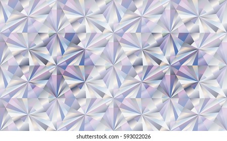 Diamond seamless background, vector illustration