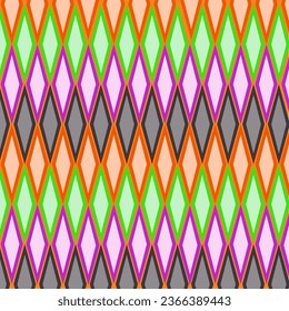Diamond seamless pattern abstract polygon texture illustration design 
background texture orange green purple,colorful