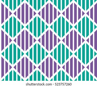 Diamond seamless pattern in the form of rhombus abstract strips