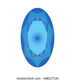 Diamond set icon. Vector Illustration. Shiny crystal sign. Brilliant stone. Black stroke isolated on white background. Fashion modern design. Flat element. Symbol gift, jewel, gem or royal, rich.