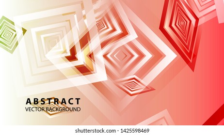 diamond shape background with gradient color - vector illustration
