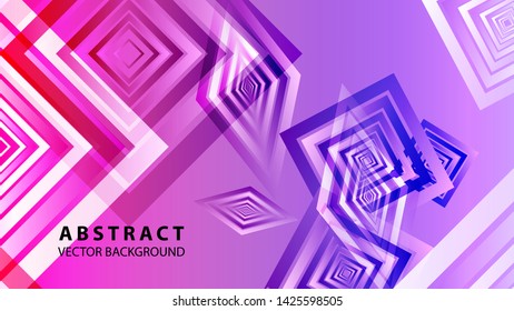 diamond shape background with gradient color - vector illustration