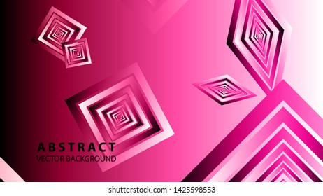 diamond shape background with gradient color - vector illustration