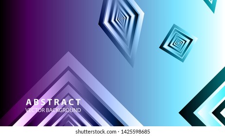 diamond shape background with gradient color - vector illustration