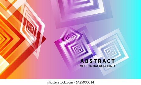 diamond shape background with gradient color - vector illustration