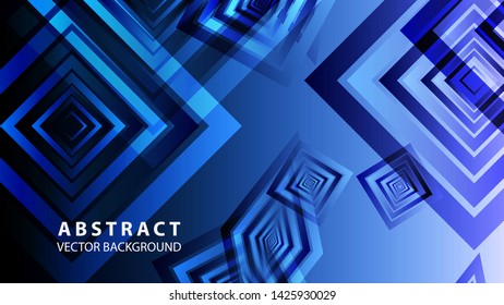 diamond shape background with gradient color - vector illustration