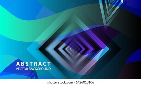 diamond shape background with gradient color - vector illustration
