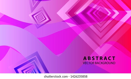 diamond shape background with gradient color - vector illustration
