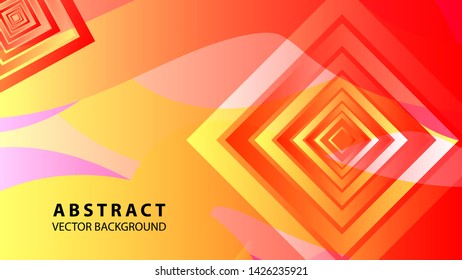 diamond shape background with gradient color - vector illustration