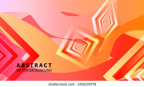diamond shape background with gradient color - vector illustration