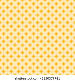 Diamond shape design seamless pattern, Yellow theme rhombus pattern background.
