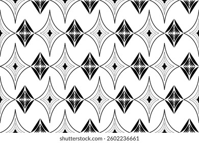 Diamond shape, Freestyle, graphic, fashion, design, pattern, decor, fabric, geometric, free from, style, black and white
