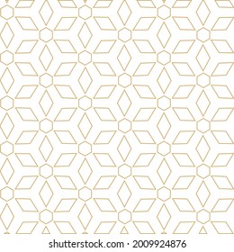 Diamond shape golden pattern vector background Free Vector
