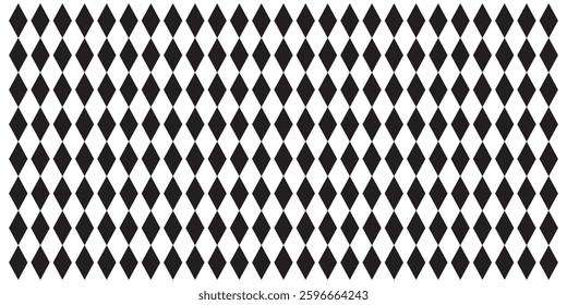 Diamond shape with mesh pattern.