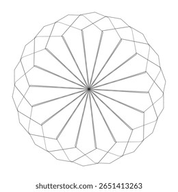 Diamond shape ornmental pattern vector design.