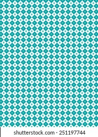 Diamond shape pattern over white color background