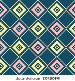 diamond shape seamless pattern vector illustration