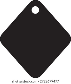 Diamant Form Tag Silhouette Design Baby Kinder Kleidung Etikett moderne geometrische Kinderzimmer druckbare Branding Grafik