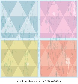 Diamond shaped pattern. Abstract, vector, EPS10