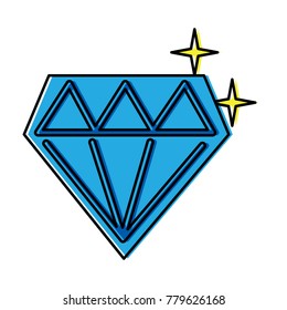 diamond shining icon image 