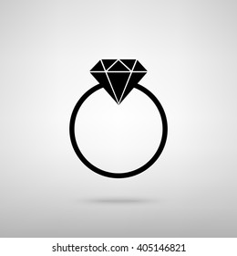 Diamond sign. Vector illustration