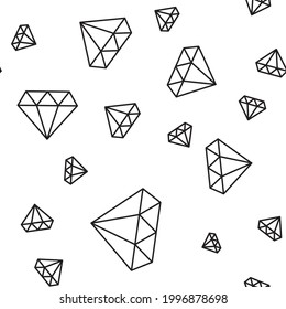 Diamond simple seamless pattern background. Vector Illustration EPS10