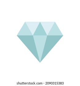 Ilustración vectorial simple de diamantes. Icono de joyería rica.