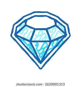 diamond slot game doodle icon sketch vector. diamond slot game sign. isolated symbol illustration