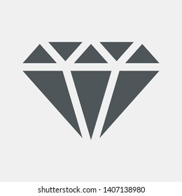 Diamond small line icon vector