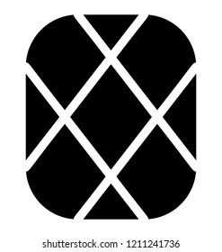 Diamond solid vector icon