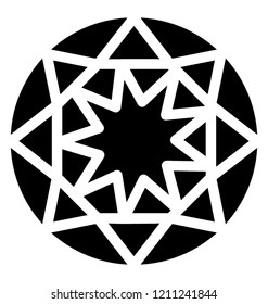 Diamond solid vector icon