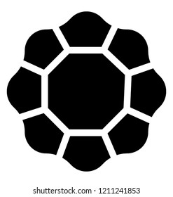 Diamond solid vector icon