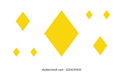 Diamond  sparkle icon design template. Rating review feedback satisfaction quality symbol illustration.