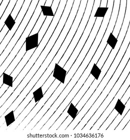 Diamond Split on the Black Line Background.