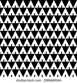 diamond square back and white seamless pattern design for decorating, wallpaper, wrapping paper, fabric, backdrop and etc.
