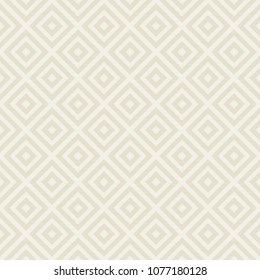 Diamond Square Retro Abstract Geometric Seamless Repeat Vector Pattern for Scrapbook, Print, Poster, Wallpaper, Flyers, Fabric, Web Design, Social Media