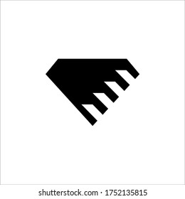 Escala de diamantes Vector de iconos