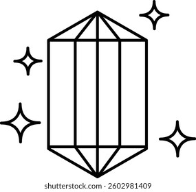 A diamond with a star on top