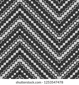 Diamond stripes ornament pattern. Geometric ancient vintage lines zigzag style background vector illustration ready for print and textile wrapping.